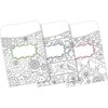 Barker Creek Color Me! Library Pocket Set, 60/Set 4138